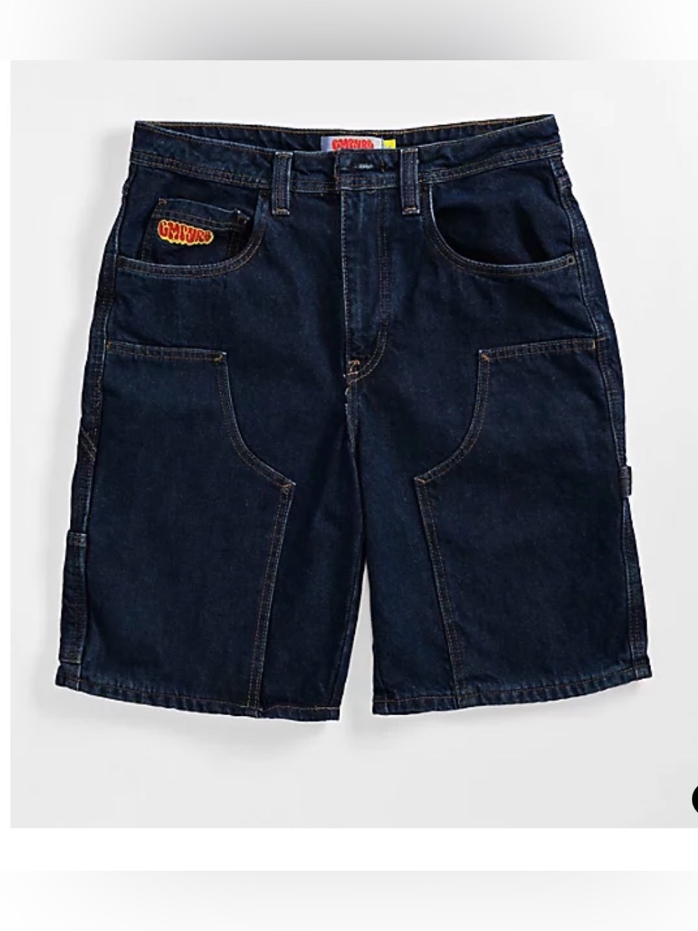 Empyre Double Knee Denim Loose Fit Carpenter Shorts